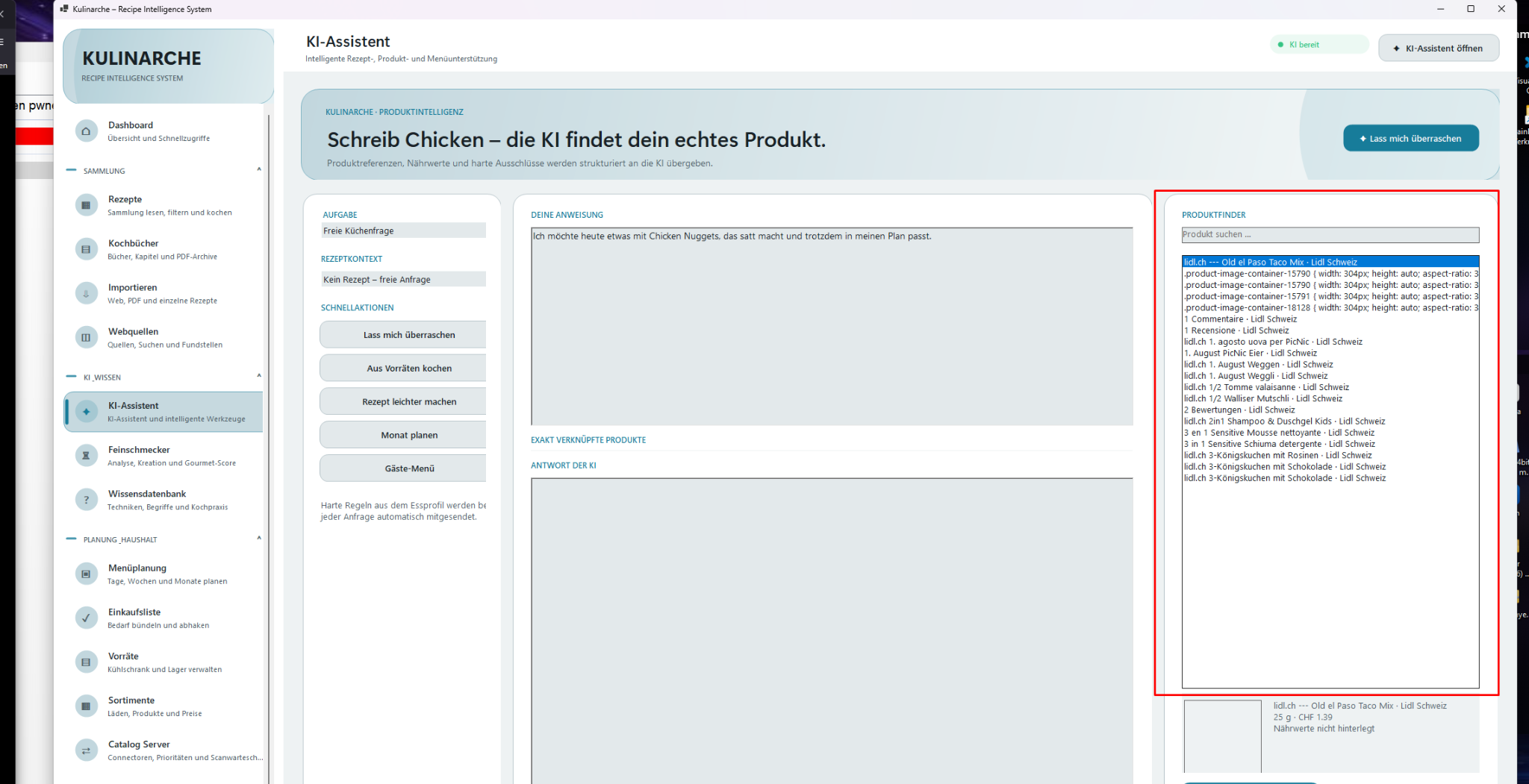 KULINARCHE Screenshot