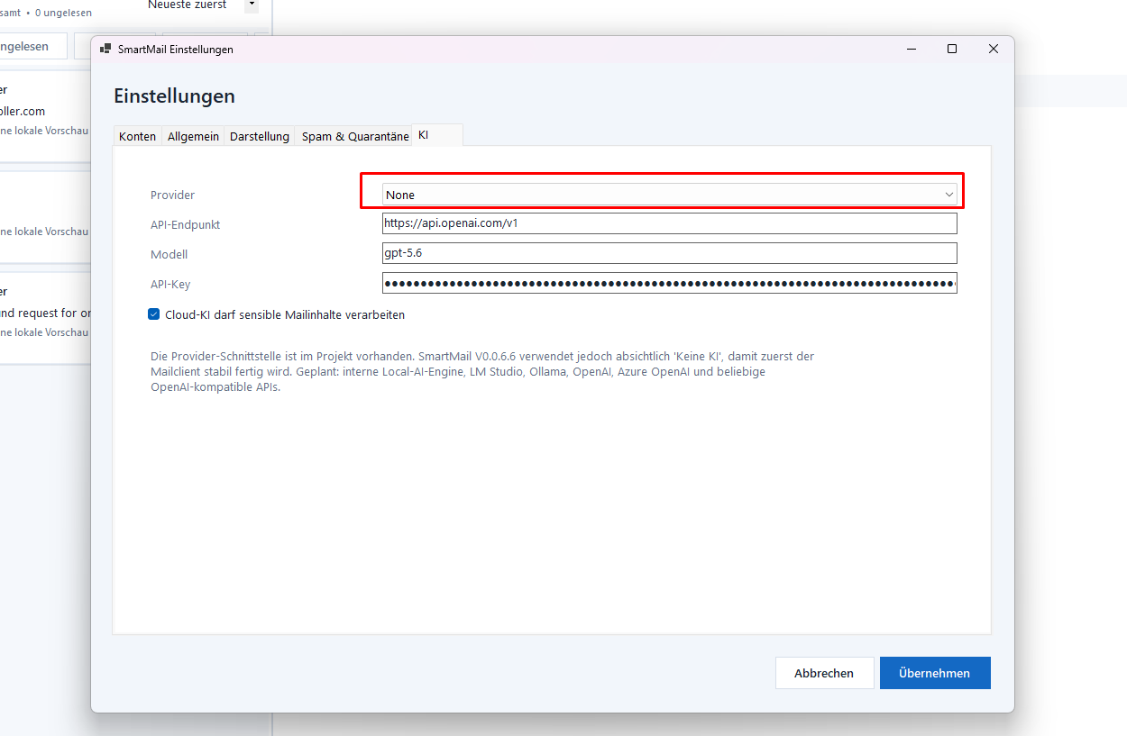 SmartMail Screenshot
